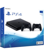 Игровая приставка Sony PlayStation 4 Slim 500 Gb Black (CUH-2016B) + дополнительный контроллер (черный) 